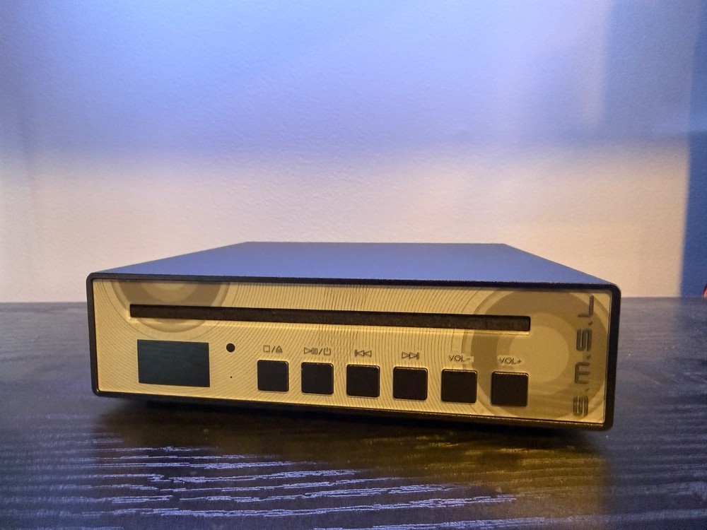 SMSL PL100 Digital CD Player for MQA Decoding Headphone Amp w/ Remote Control