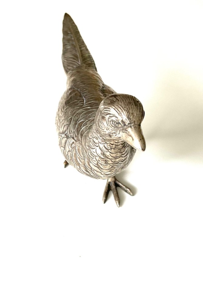 Antique German solid 830 silver Bird Animal Figure