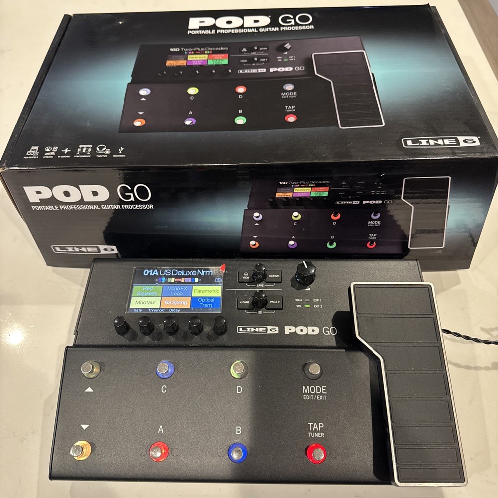 Line 6 POD Go Guitar Multi-Effects Processor Black
