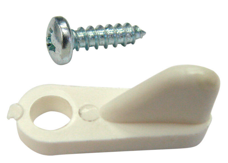 Barton Kramer 623C White Nylon Screen Clip