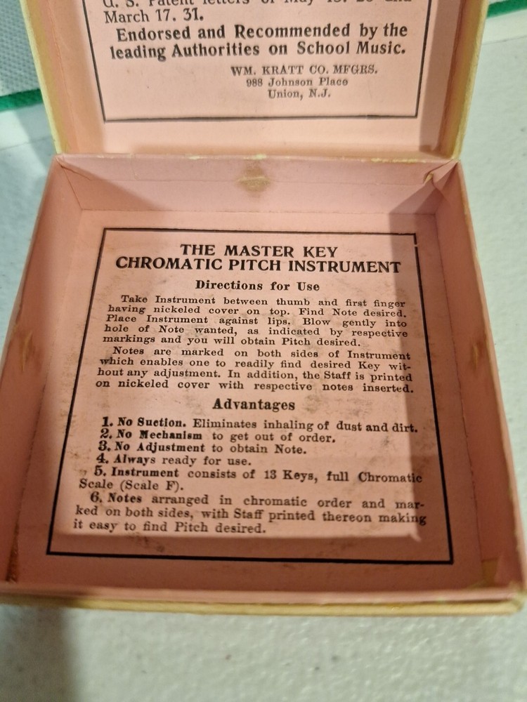master key chromatic pitch instrument a-440