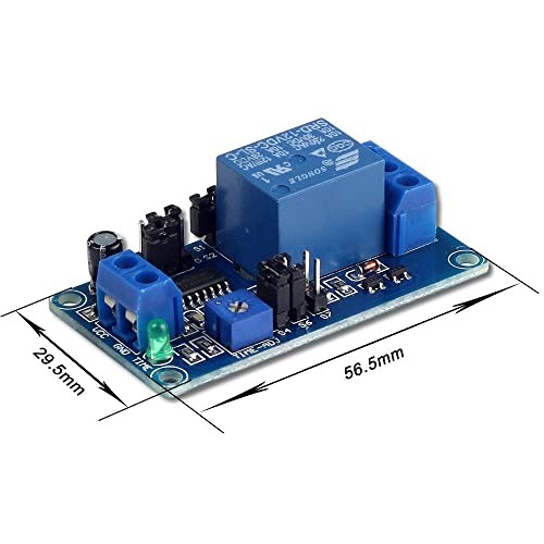 DC 12V Time Relay Module, On Delay and Off Delay for Automobile, Raspberry