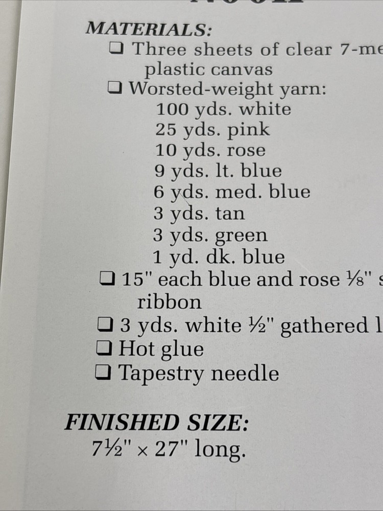 Needlework Nook Armrest Caddy Annie's Attic Plastic Canvas Pattern Page