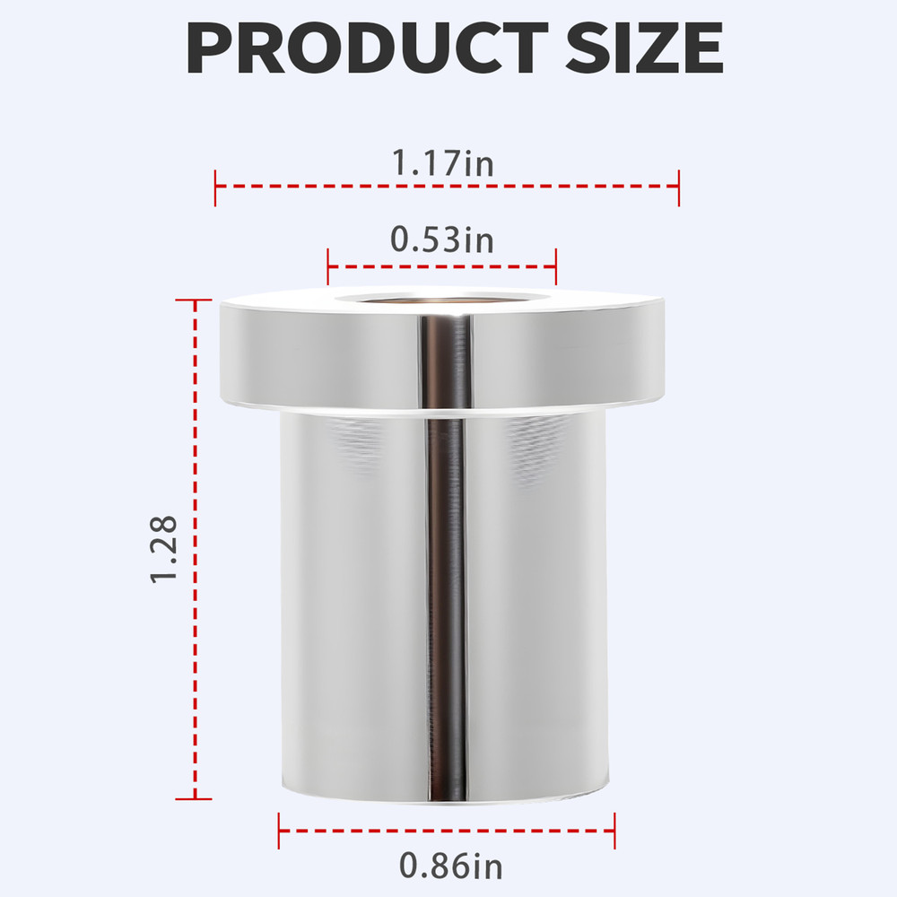 CNC Solid Billet Handlebar Riser Bushings For Harley Touring Road King Softail