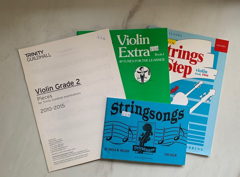 Violin ~ Sheet Music Book Quad Bundle