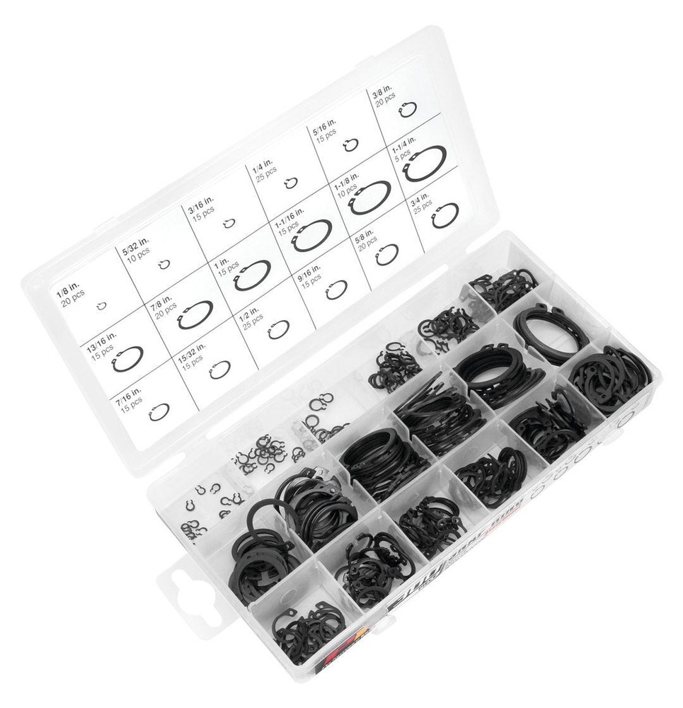 PERFORMANCE TOOL W5212 HDWR KIT-SNAP RINGS