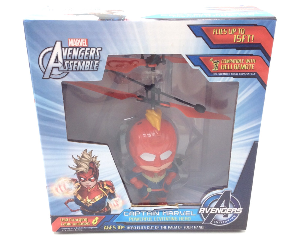 Marvel Avengers Assemble: CAPTAIN MARVEL Powerful Levitating Hero
