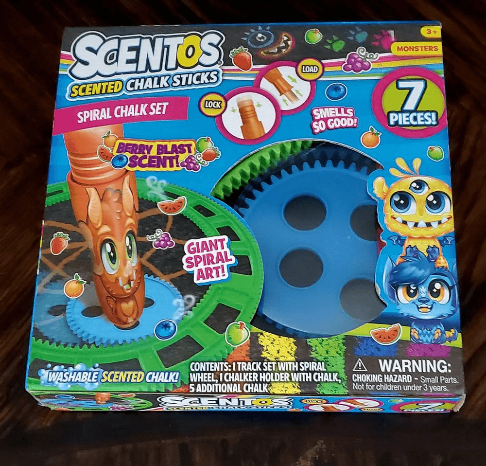 NIB SCENTOS SCENTED CHALK STICKS SET