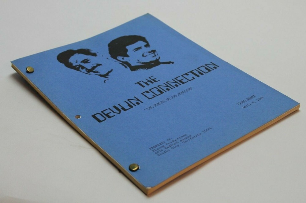 THE DEVLIN CONNECTION / Howard Berk, 1985 TV Script "The Corpse in the Corniche"