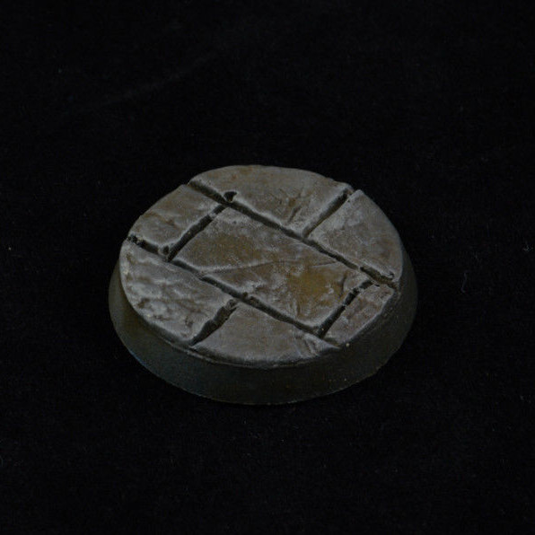 25mm (5) Cobblestone Fieldstone Scenic Resin Miniature Base Warhammer 40k Bases