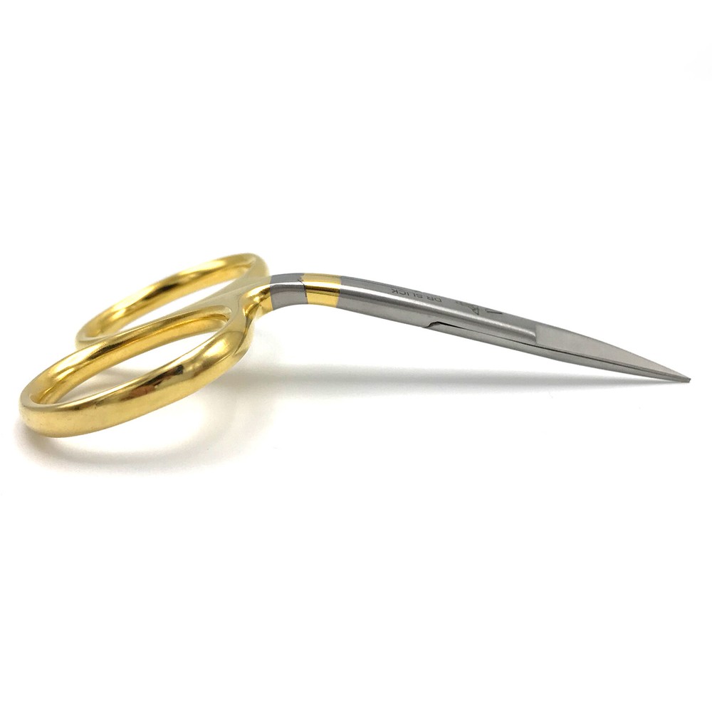 DR SLICK BENT SHAFT SCISSORS - 4" Fly Tying Crafts All Purpose Scissors NEW!
