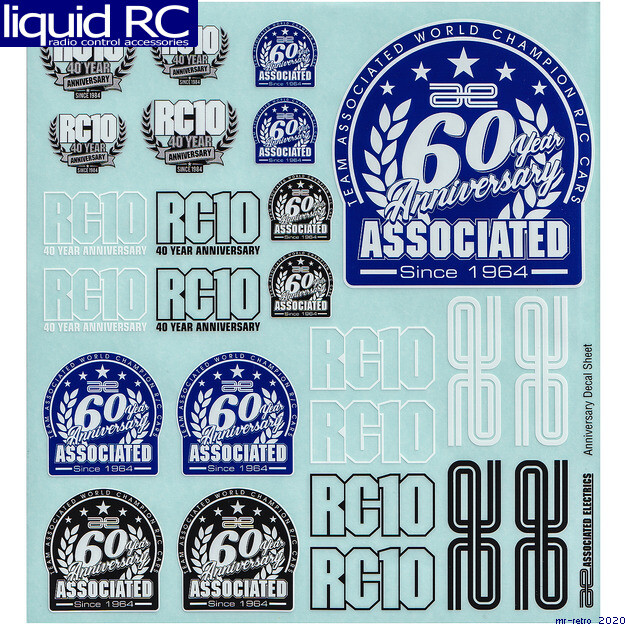 Associated 97151 Anniversary Decal Sheet