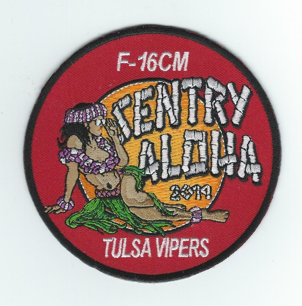 125th FIGHTER SQUADRON TULSA VIPERS EXERCISE SENTRY ALOHA 2019(THE LATEST) patch