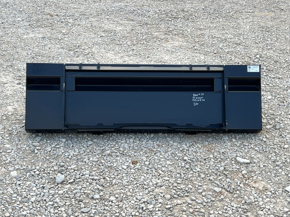 Rock Solid 66" Compact Tractor Smooth Bucket Universal Mount Loader Attachment