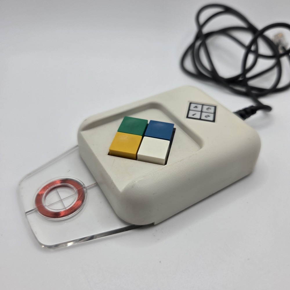 Summagraphics 29-0099 4-Button Cursor / Puck for Digitizer Tablets 1986