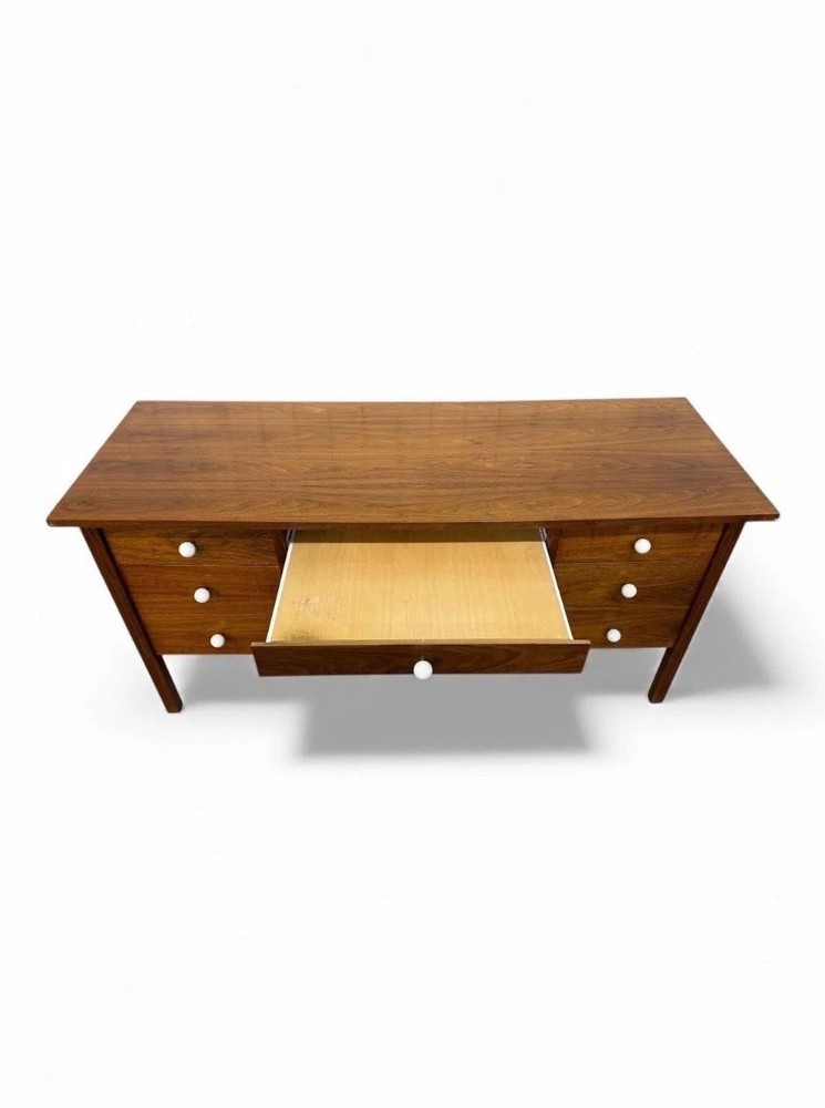 Mid-Century Modern Walnut Writing Desk