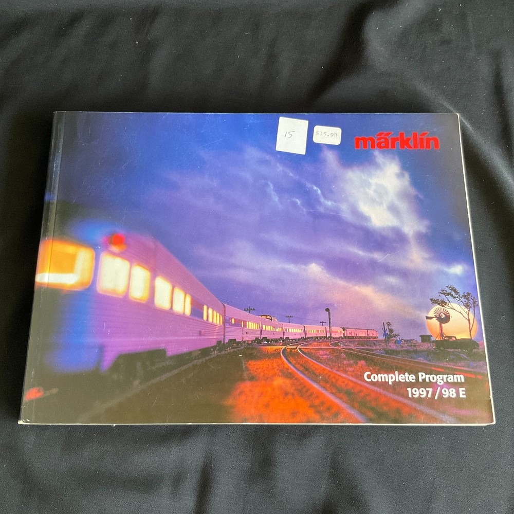 1997/98 E Complete Program MARKLIN HO TRAIN CATALOG & PRICE GUIDE - Good Cond.