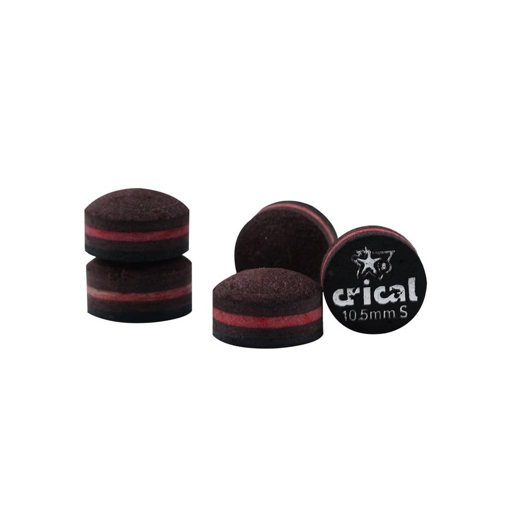 Pool Cue Tips 5 Layer Pool Stick Tips (Hardness Soft/Medium/Hard) Billiard Cu...