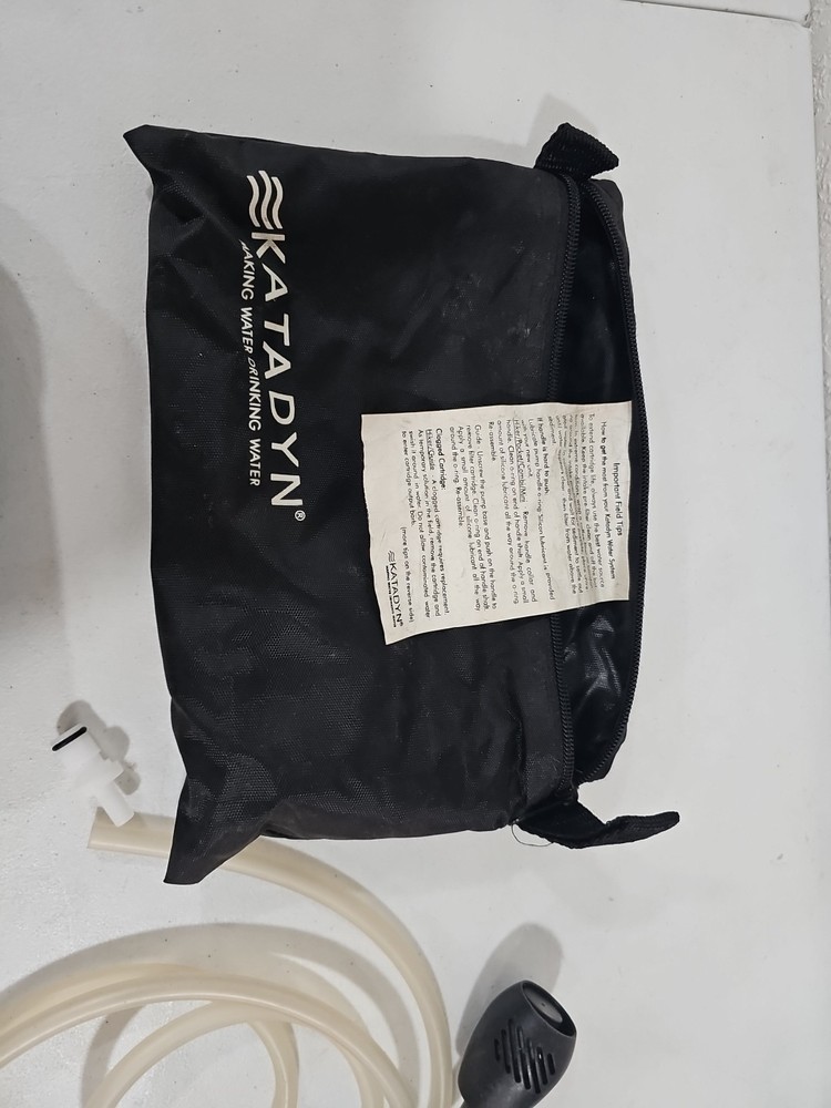 Katadyn Microfilter Survival Backpack Water Filtration Portable Untested