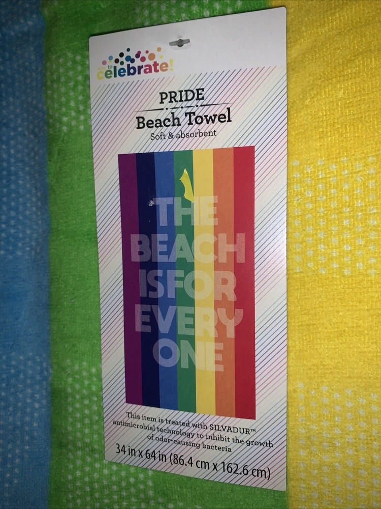 pride beach towel 34X64