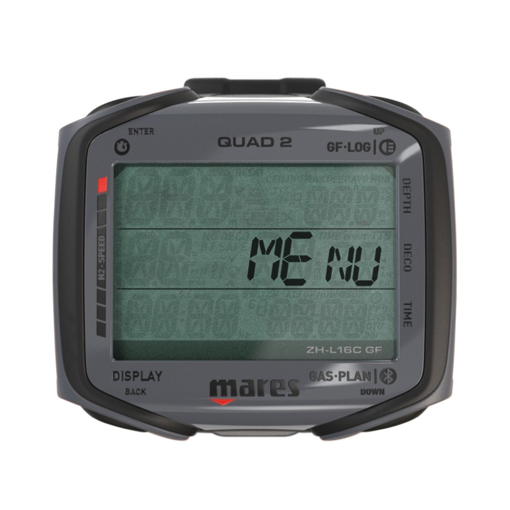 Mares Quad 2 Dive Wrist Mount Computer Scuba Diving Dive Black 414152BK7