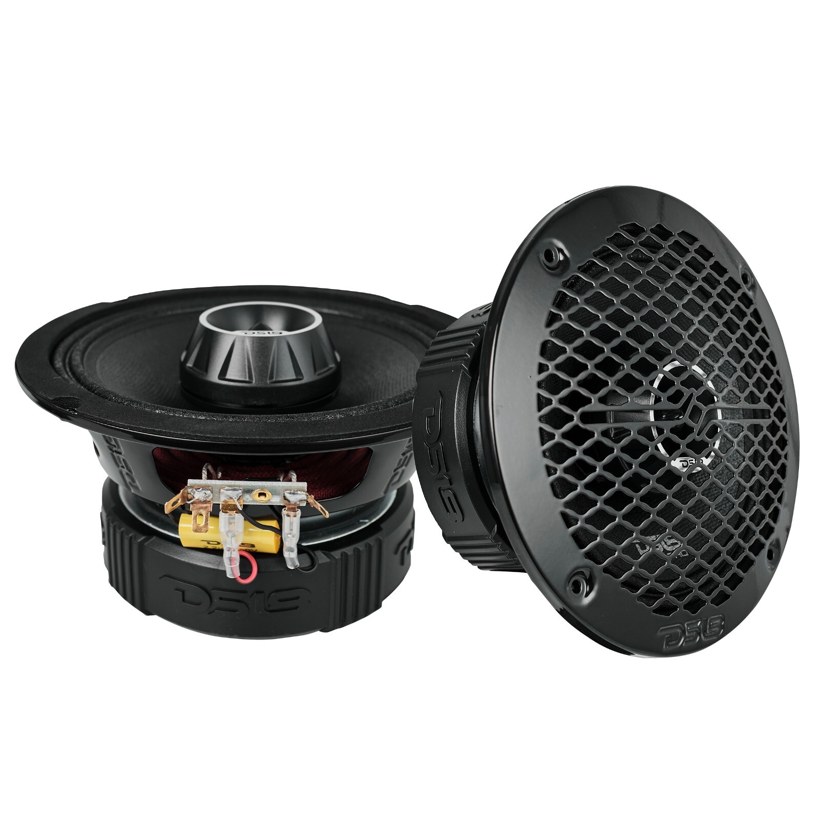 DS18 PRO-ZT6 6.5" Mid-Range Loudspeaker with Bullet Tweeter Water Resistant PAIR