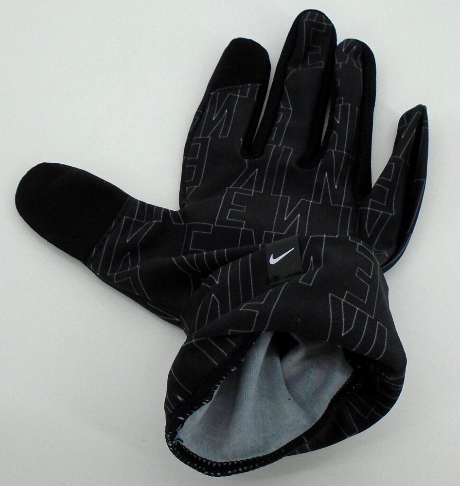 Nike Lightweight Tech Gloves Women's Medium Black/White/Silver