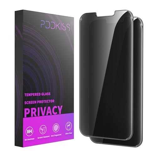 2 Pack Privacy Screen Protector for iPhone 12/iPhone 12 Pro (2020) 6.1 inch