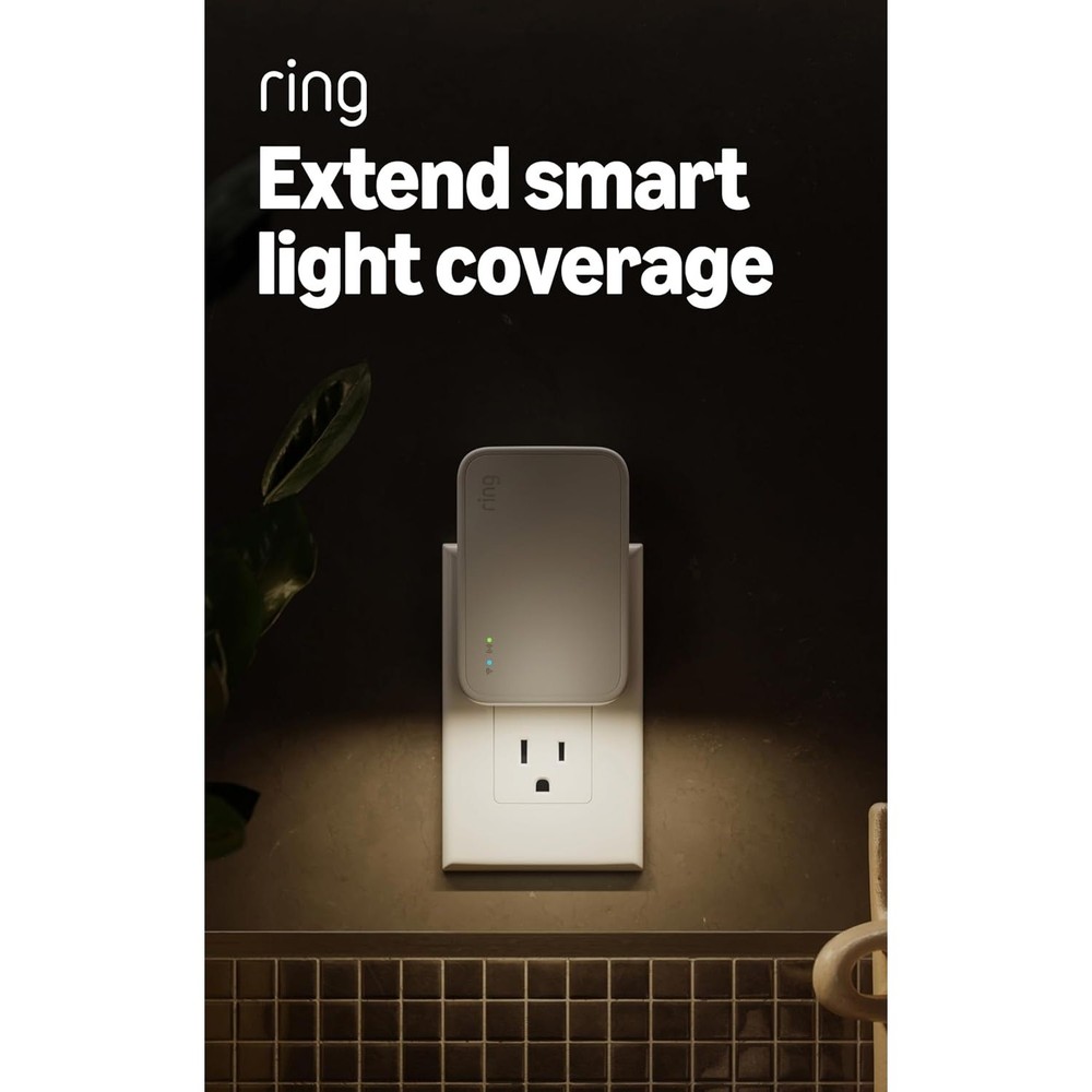 Ring Bridge (Newest Model) — Wider coverage for Ring smart lights and devices