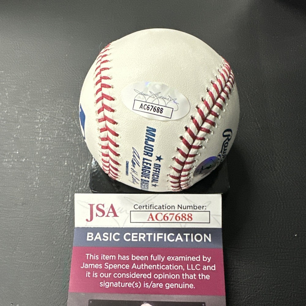 Jeff Reardon Signed MLB Ball JSA Authenticated Inscribed The Terminator