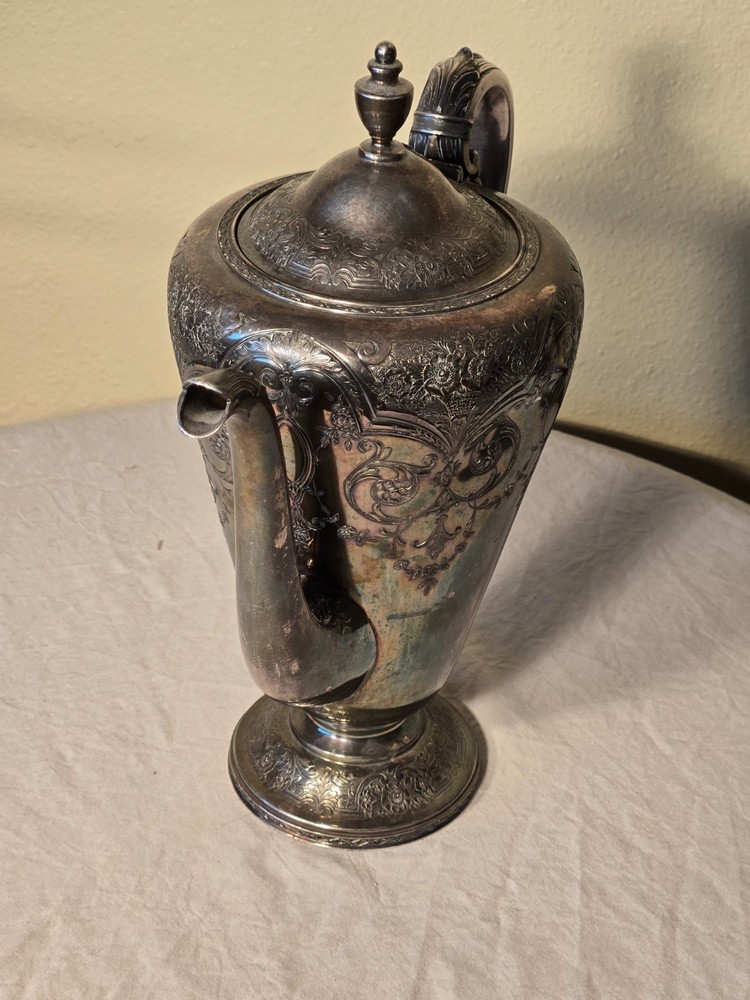 Wilcox Paisley Silver Pitcher