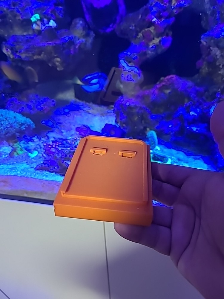 Neptune Systems Apex Feeder 3D Printed Bracket for Rimless Aquarium