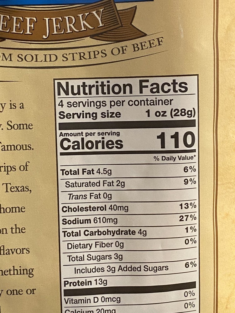 Bucees Steakhouse Beef Jerky 4oz