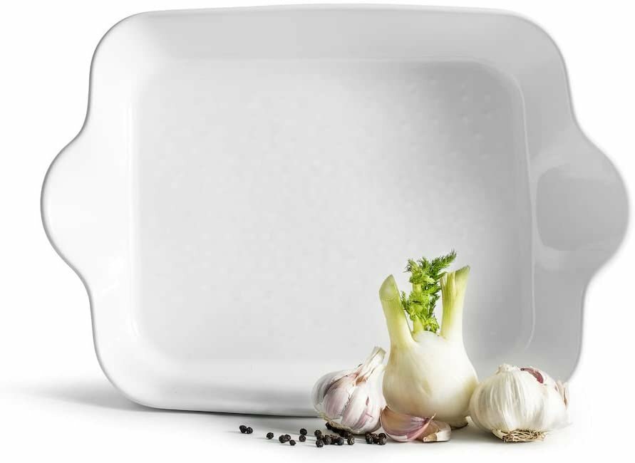 Sagaform, white Piccadilly Oven Dish Rectangular