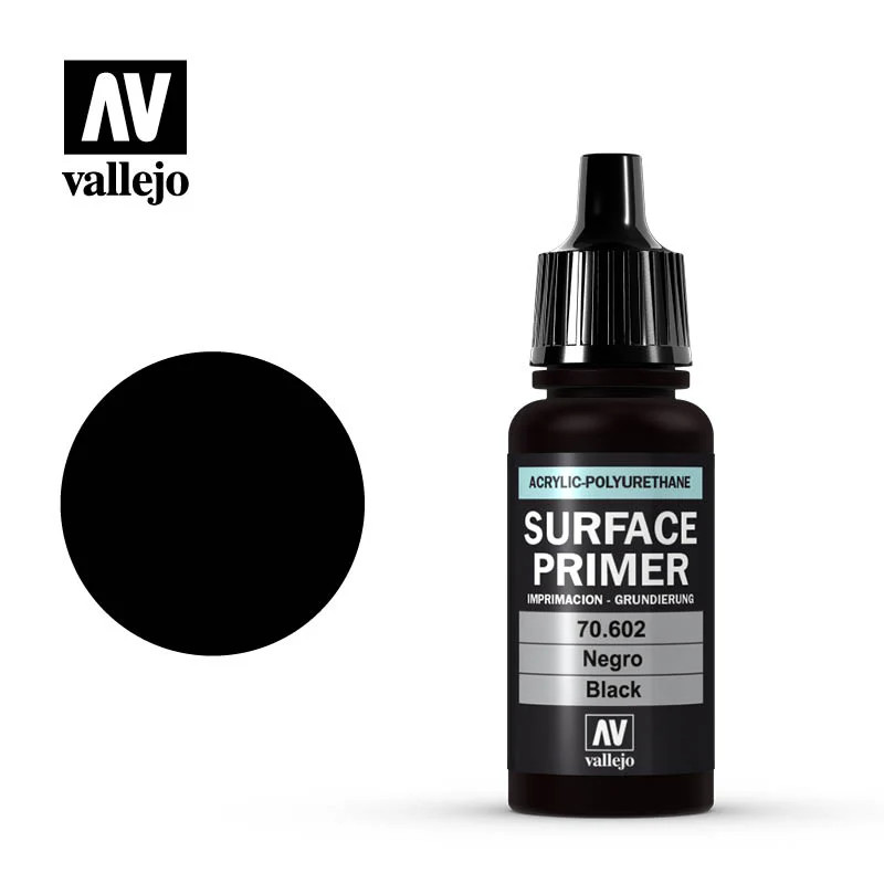 Vallejo Surface Primer 70.602 Black 17ml