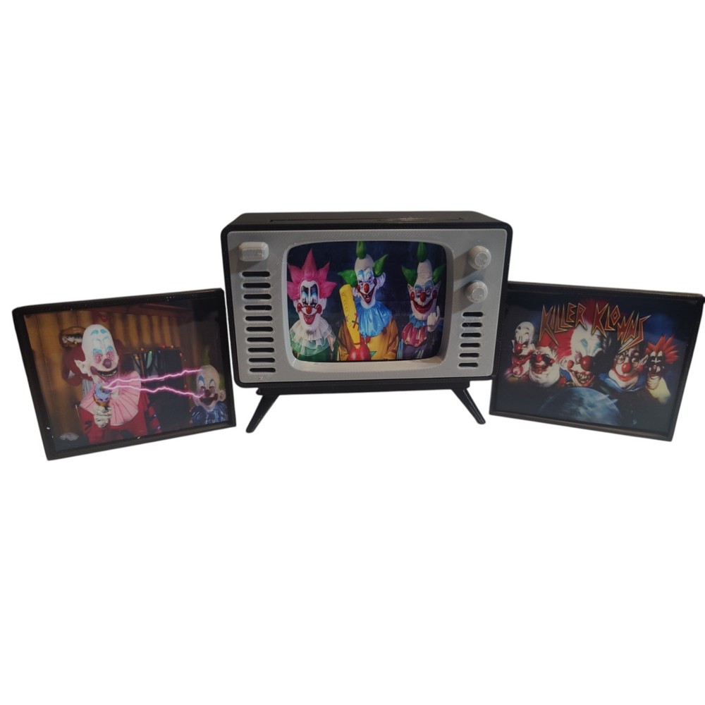 Killer Klowns 3d Print Horror TV Set