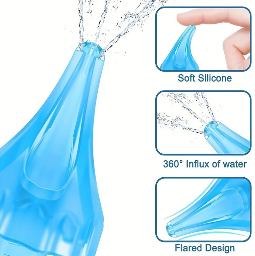 1pc Ear Wax Removal Syringe Kit with Replacement Tip Nozzle Ear Cleaning Tool