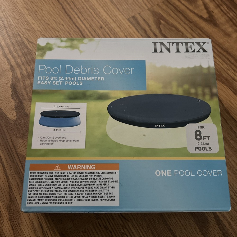 Intex Easy Set Pool Cover - 8 FT for Easy Set Inflatable Pools---