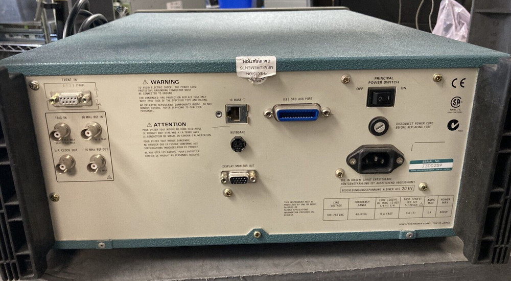 Sony Tektronix AWG610 Arbitrary Waveform Generator 2.6 GS/s