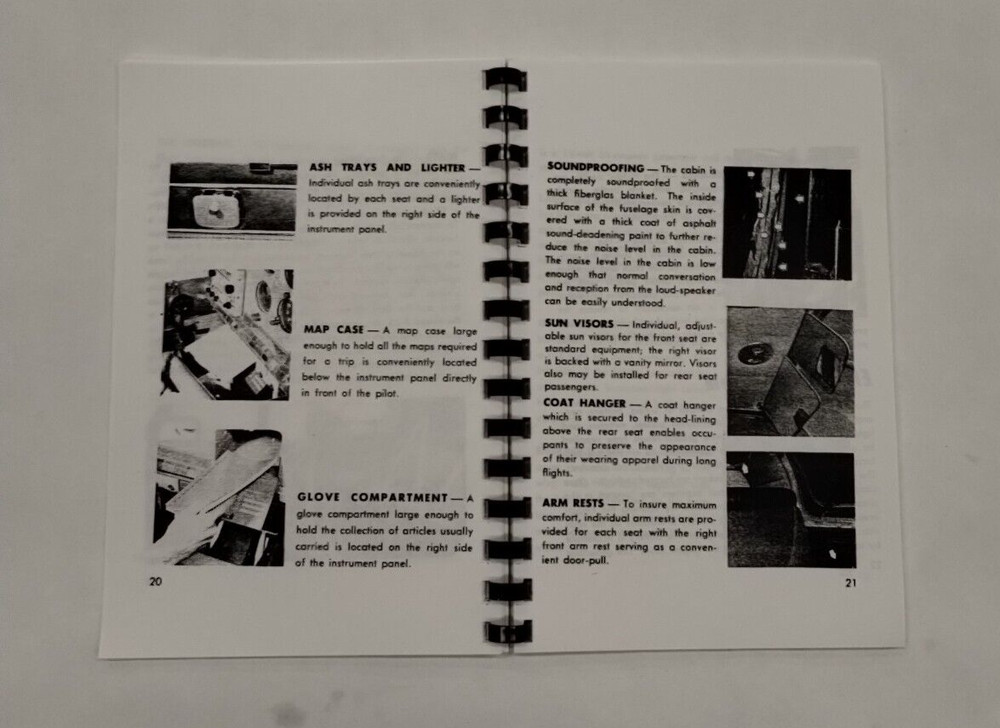 Beechcraft Bonanza Model E35 Owner's Manual-Copy