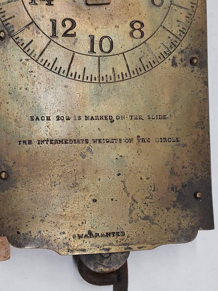 Vintage Morton & Bremner’s Spring Hanging Scale