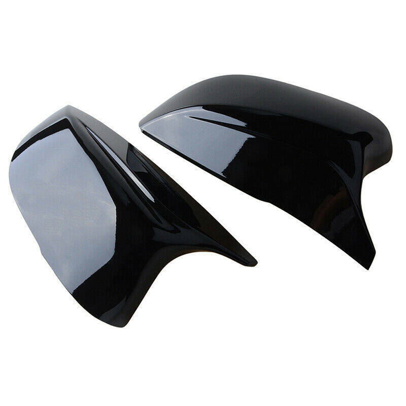 2X Gloss Black M Style Side Mirror Cover Caps For Infiniti Q50 Q50S Q60 Q70 QX30