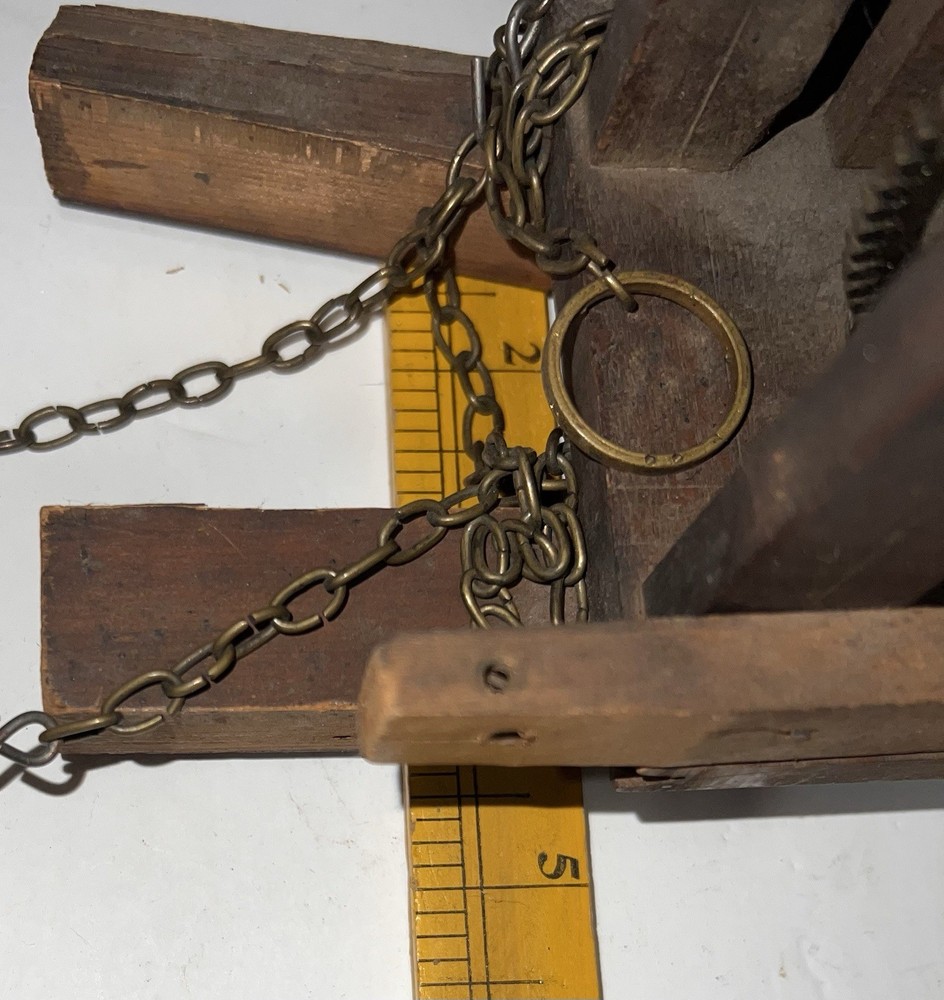 Antique German Cuckoo Clock Wood Framed Movement