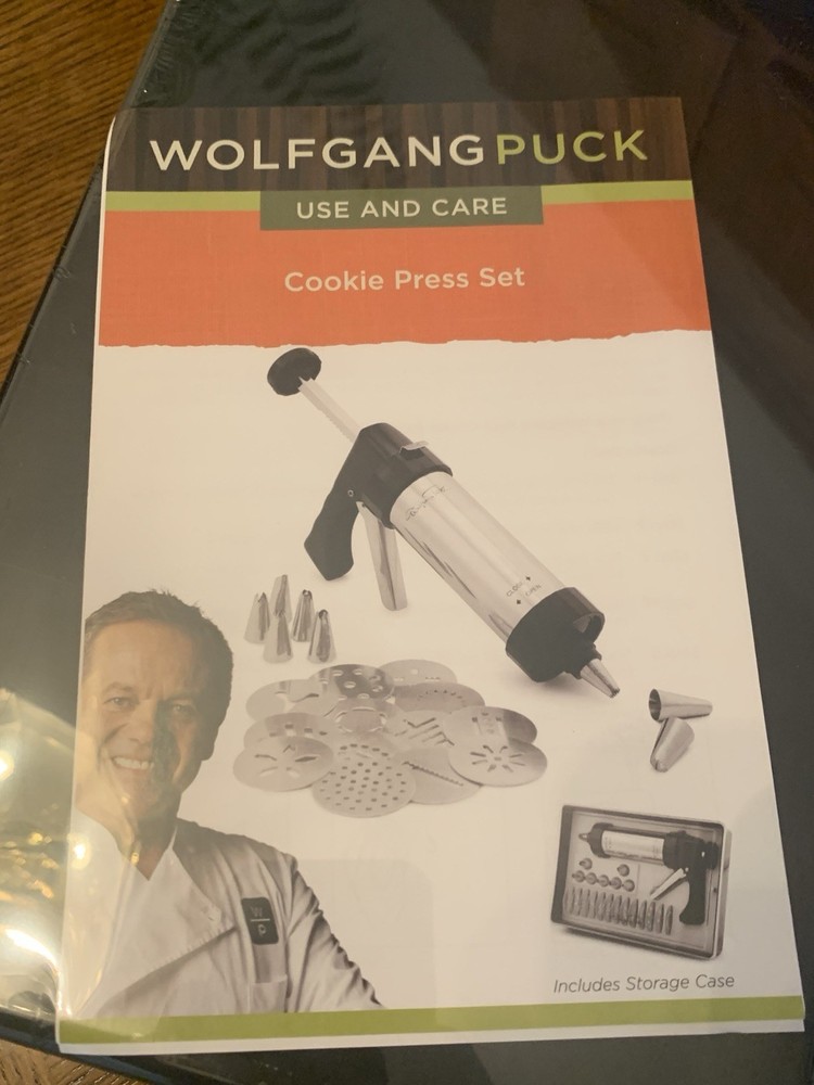 Wolfgang Puck Cookie Press Set - New Sealed