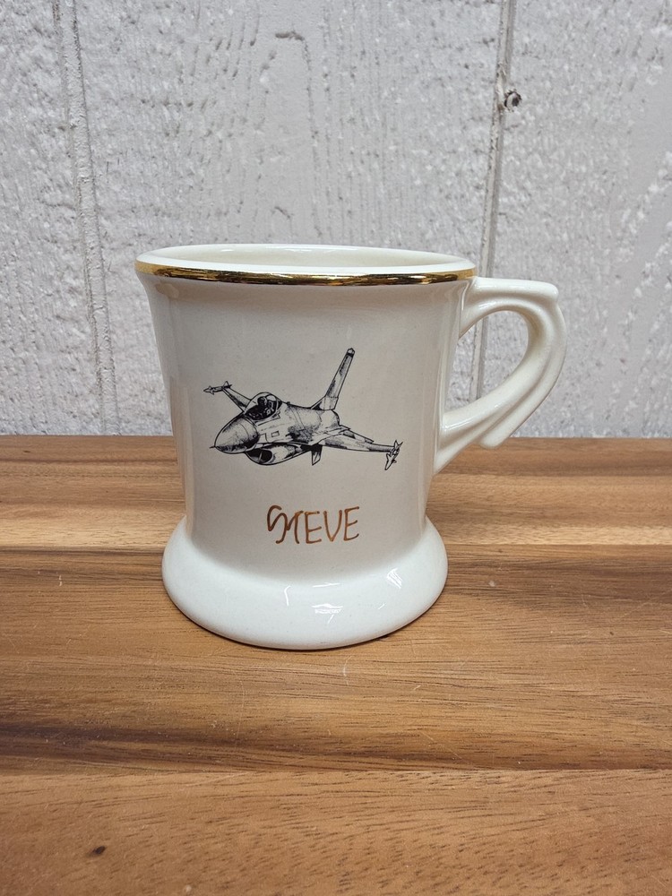 Air Training Command Instructor Mug Fighter Jet Momogram STEVE
