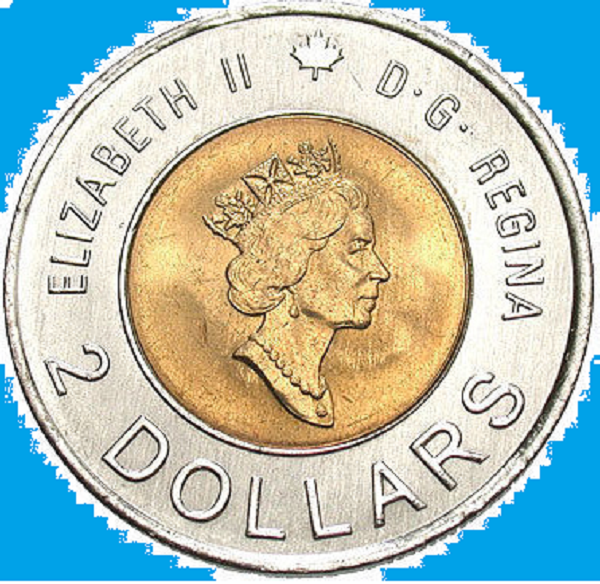 2000 Canada Knowledge Toonie Two Dollar $2 Coin (Mint Condition UNC.)RJ