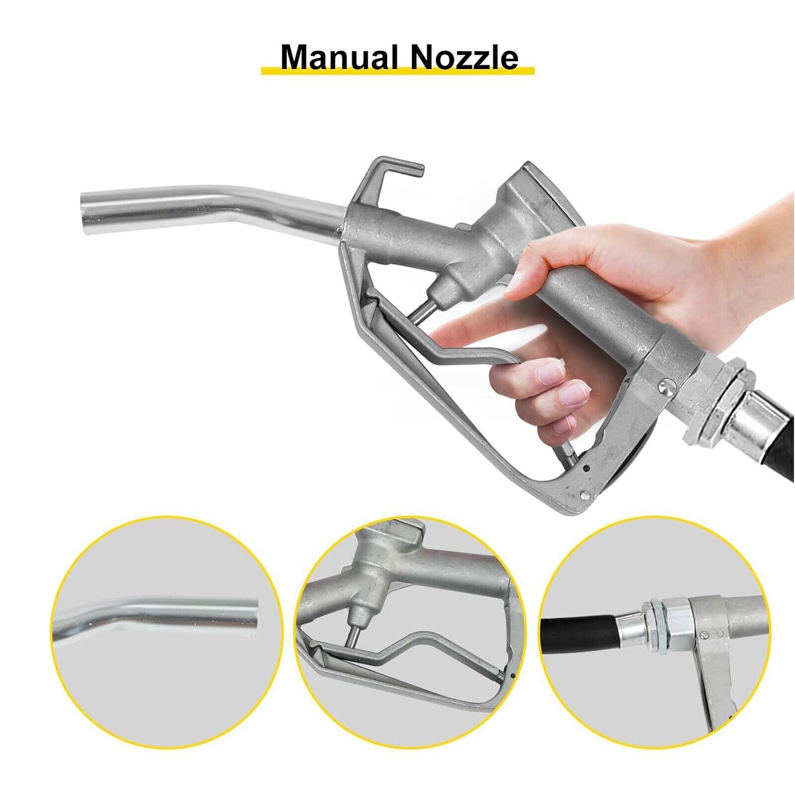 32 Gallon Portable Fuel Tank 120L with 12V Diesel Pump 13ft Delivery Hose