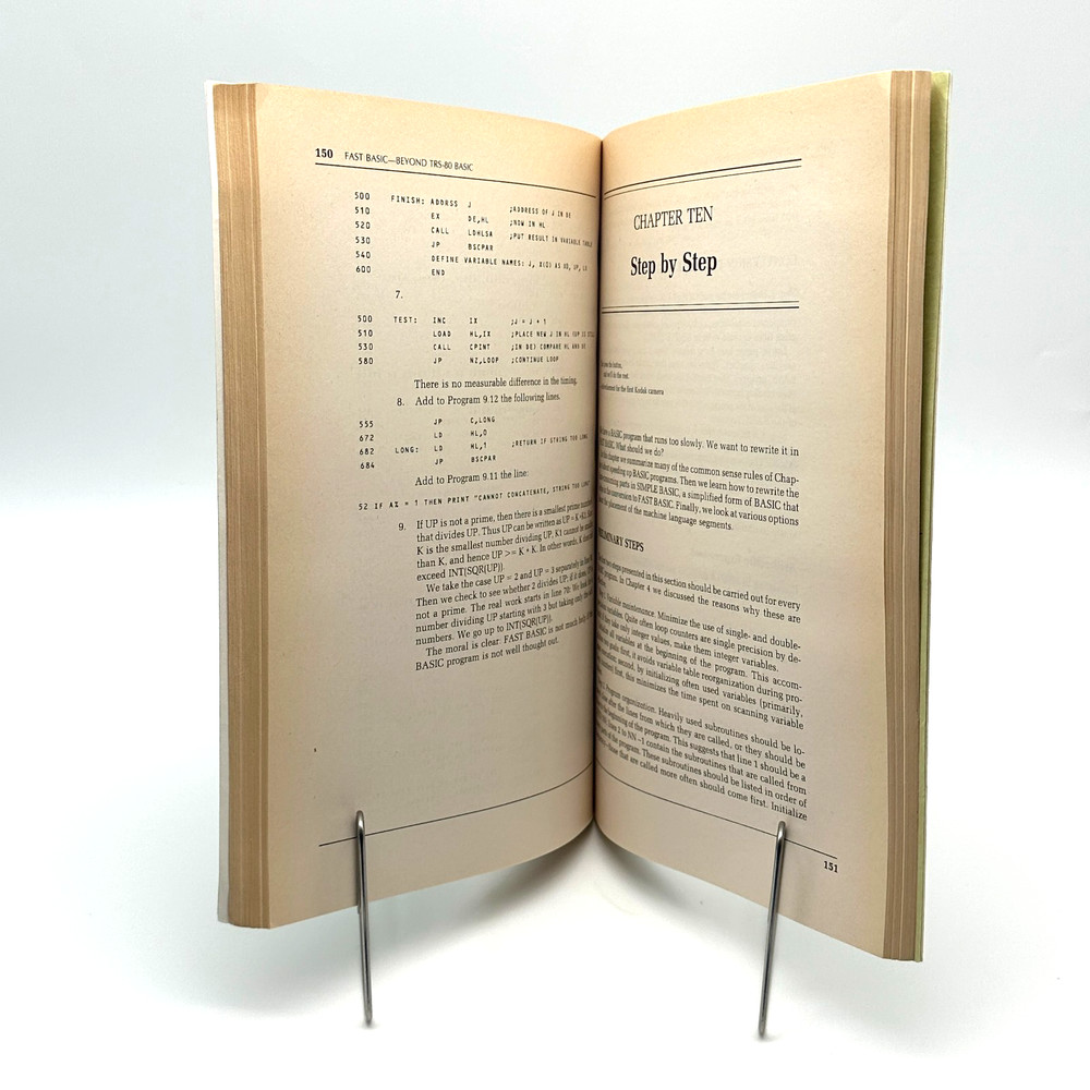 Fast BASIC Beyond TRS 80 BASIC 1982 Wiley Vintage Computer Programming Guide