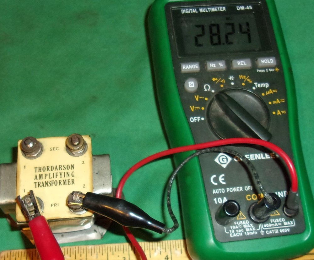 (2) Thordarson Amplifying Transformers Open Winding Radio/Audio (1920's)