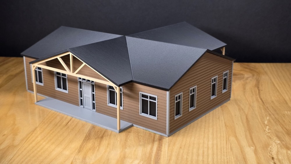 1/64 Scale House 3D Model